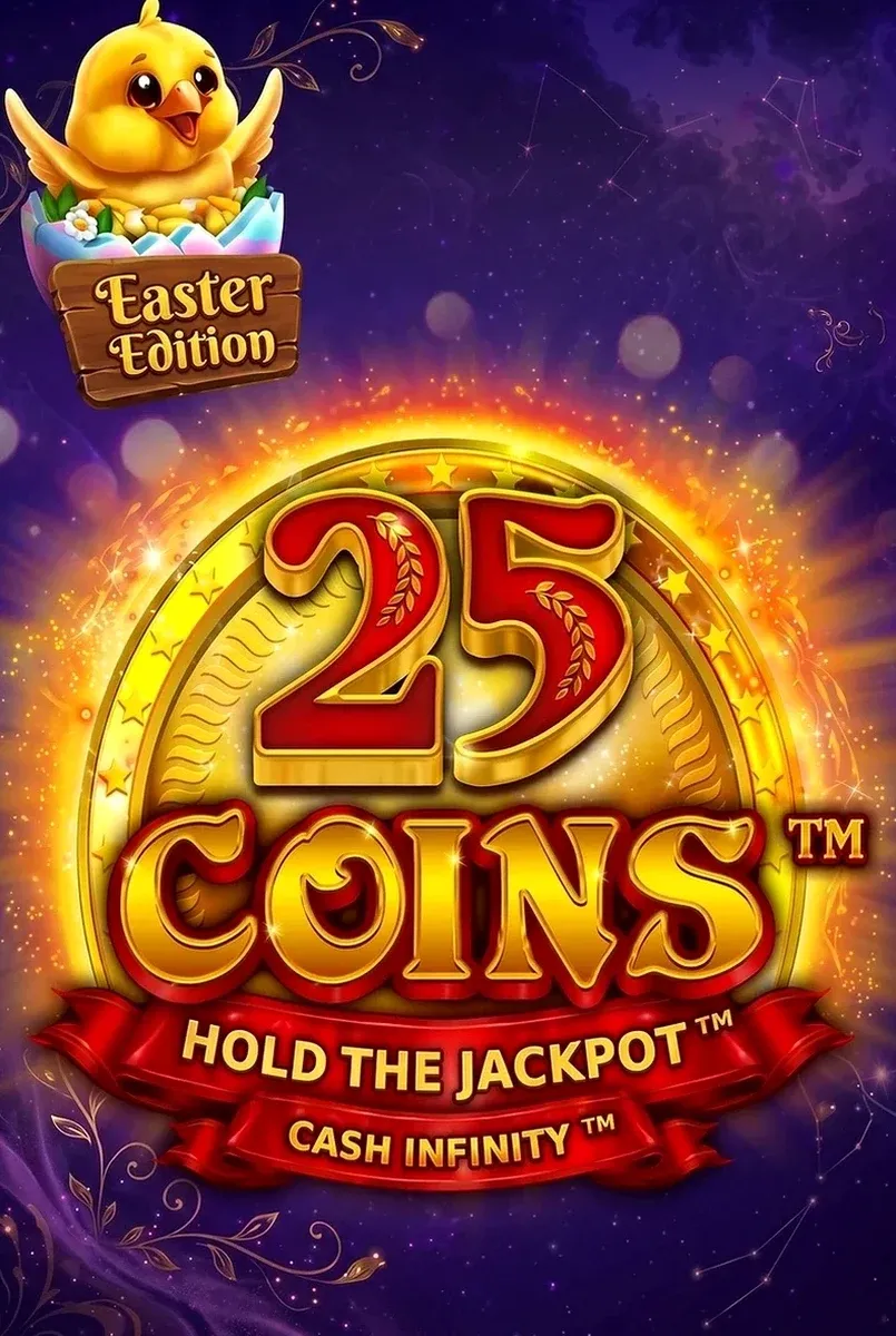 25 coins hold the jackpot cash infinity